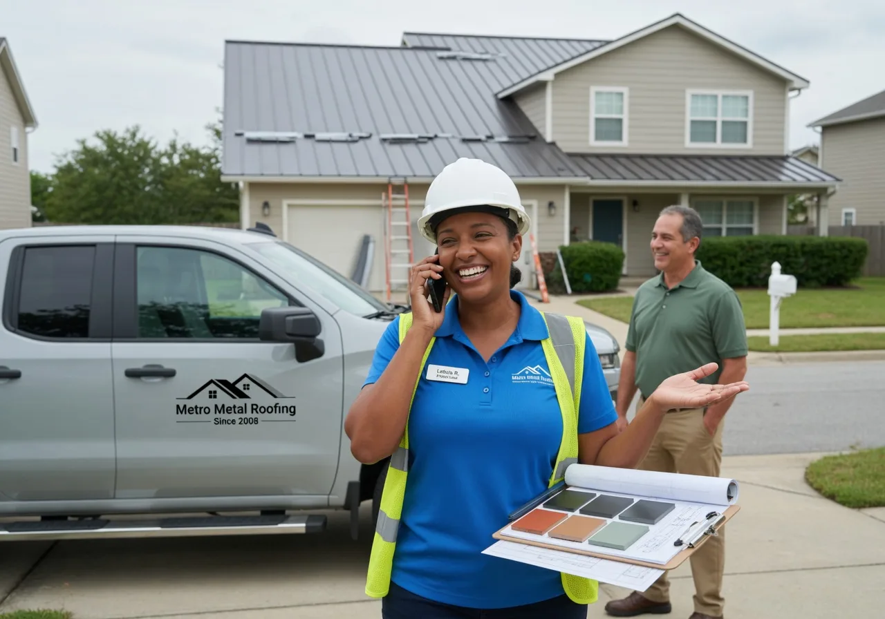 Storm Damage Metal Roof Repair in Crescent City, IL